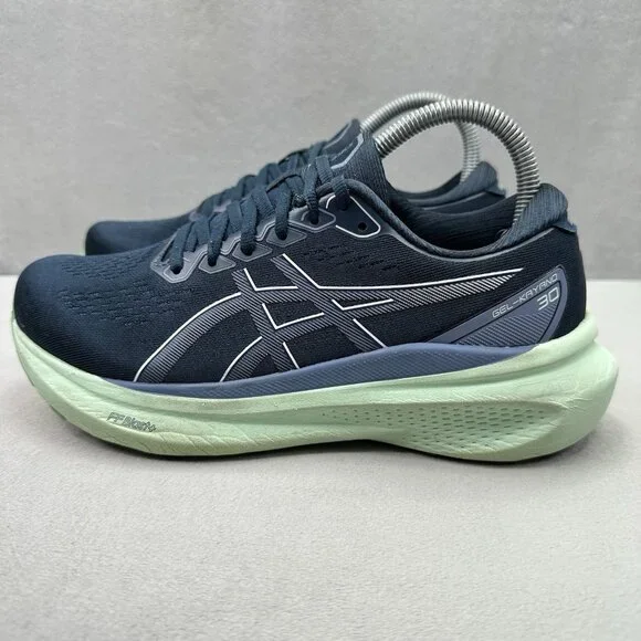 Womens Size 8 ASICS Gel-Kayano 30 Shoes French Blue / Mint Running Sneakers - Picture 3 of 8